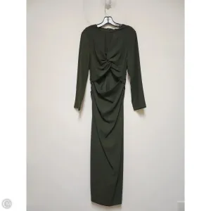 Dress Casual Midi By Zara In Green, Size: M