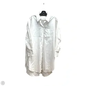 Dress Casual Midi By Zara In White, Size: S