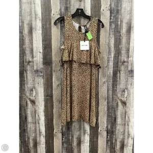 Dress Casual Short By Agnes & Dora In Animal Print, Size: L