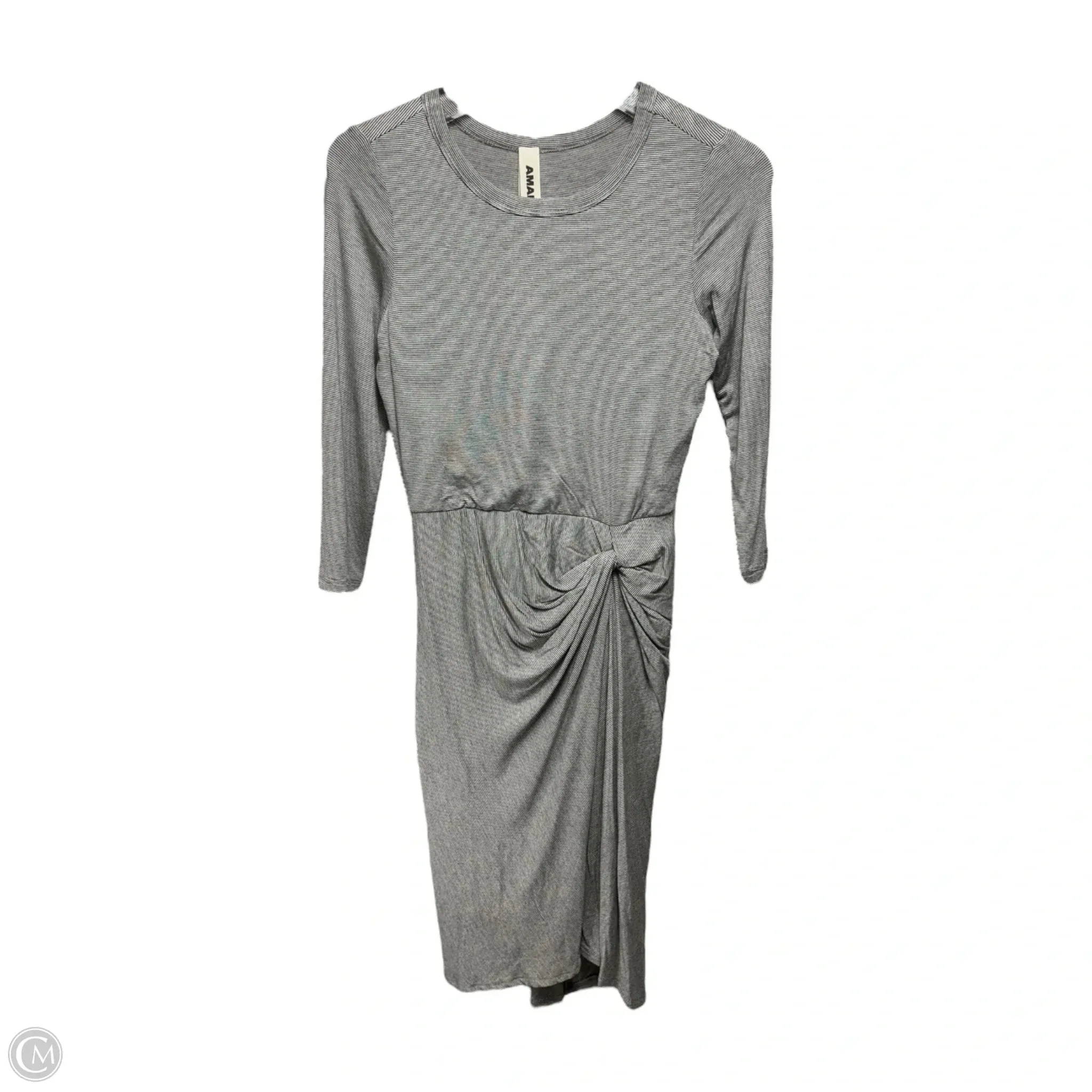 Dress Casual Short By Amadi In Striped Pattern, Size: Xs