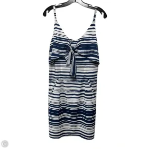 Dress Casual Short By Cabi In Blue & White, Size: M