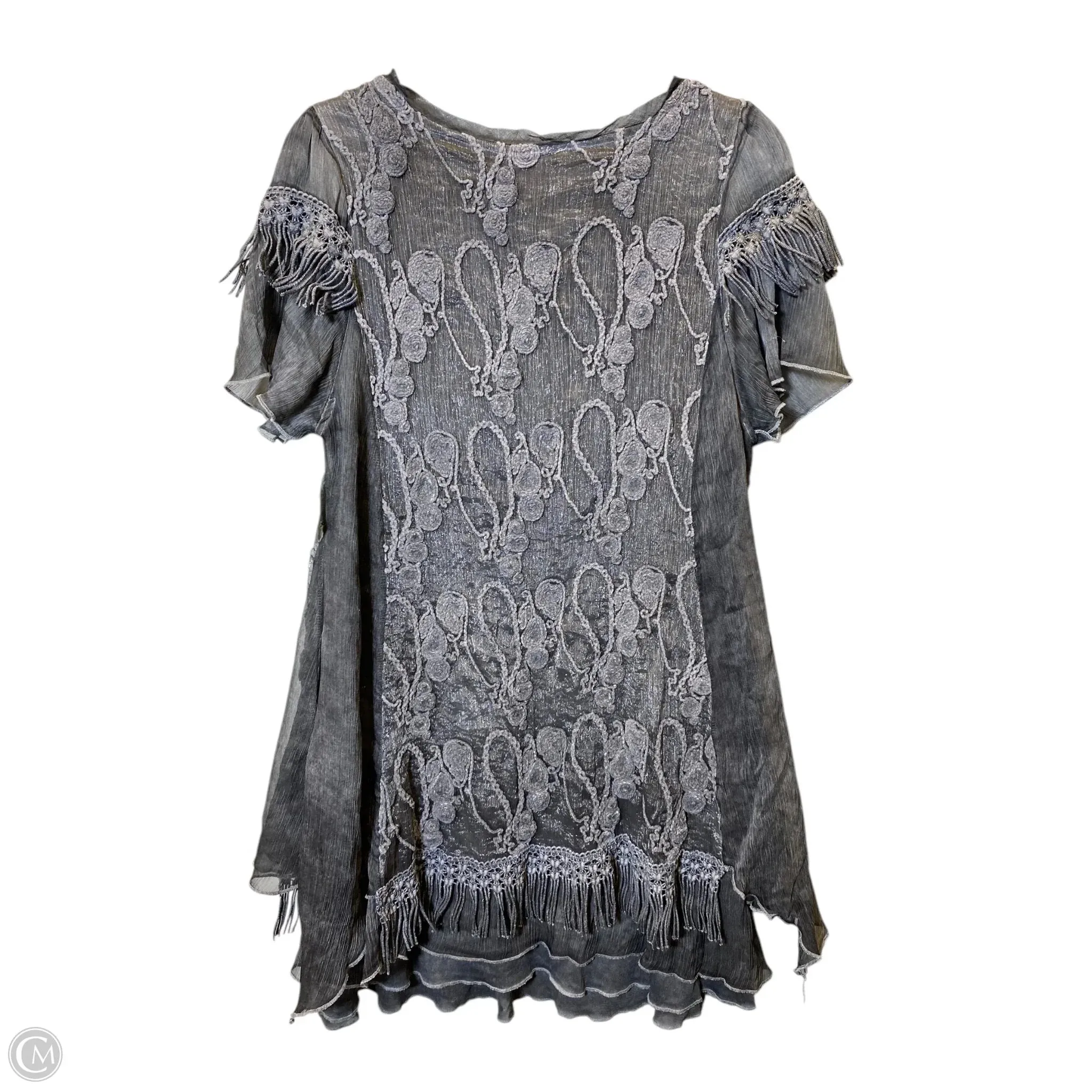 Dress Casual Short By Cmc In Grey, Size: S