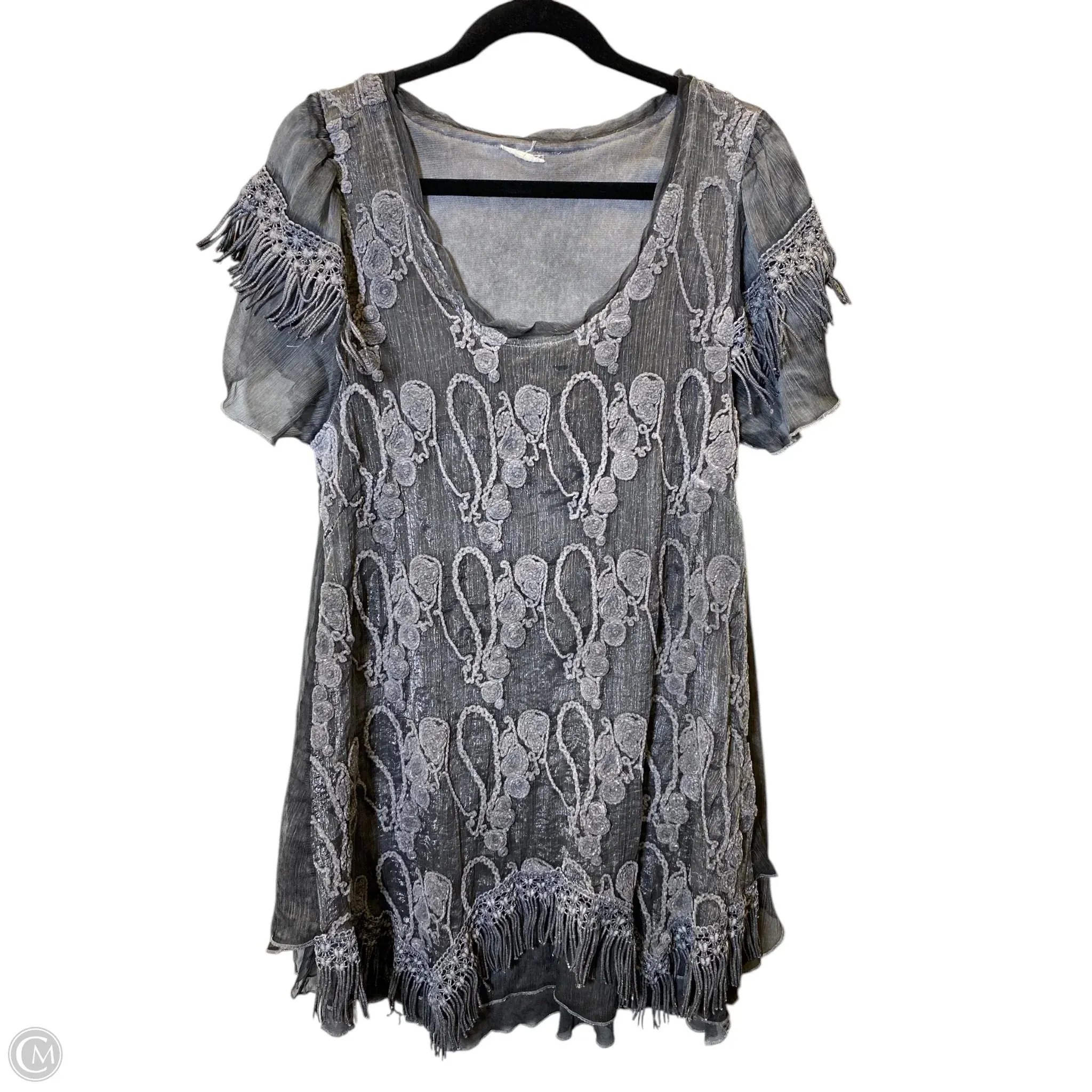 Dress Casual Short By Cmc In Grey, Size: S