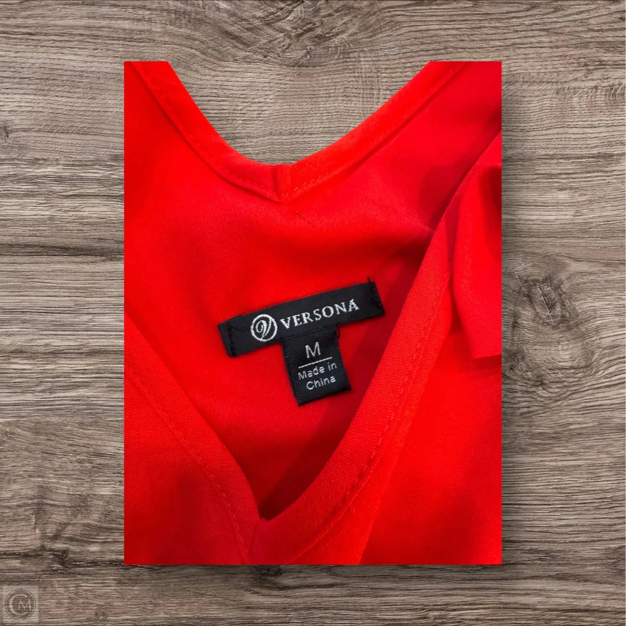 Dress Casual Short By Versona In Red, Size: M