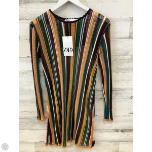 Dress Casual Short By Zara In Brown, Size: L