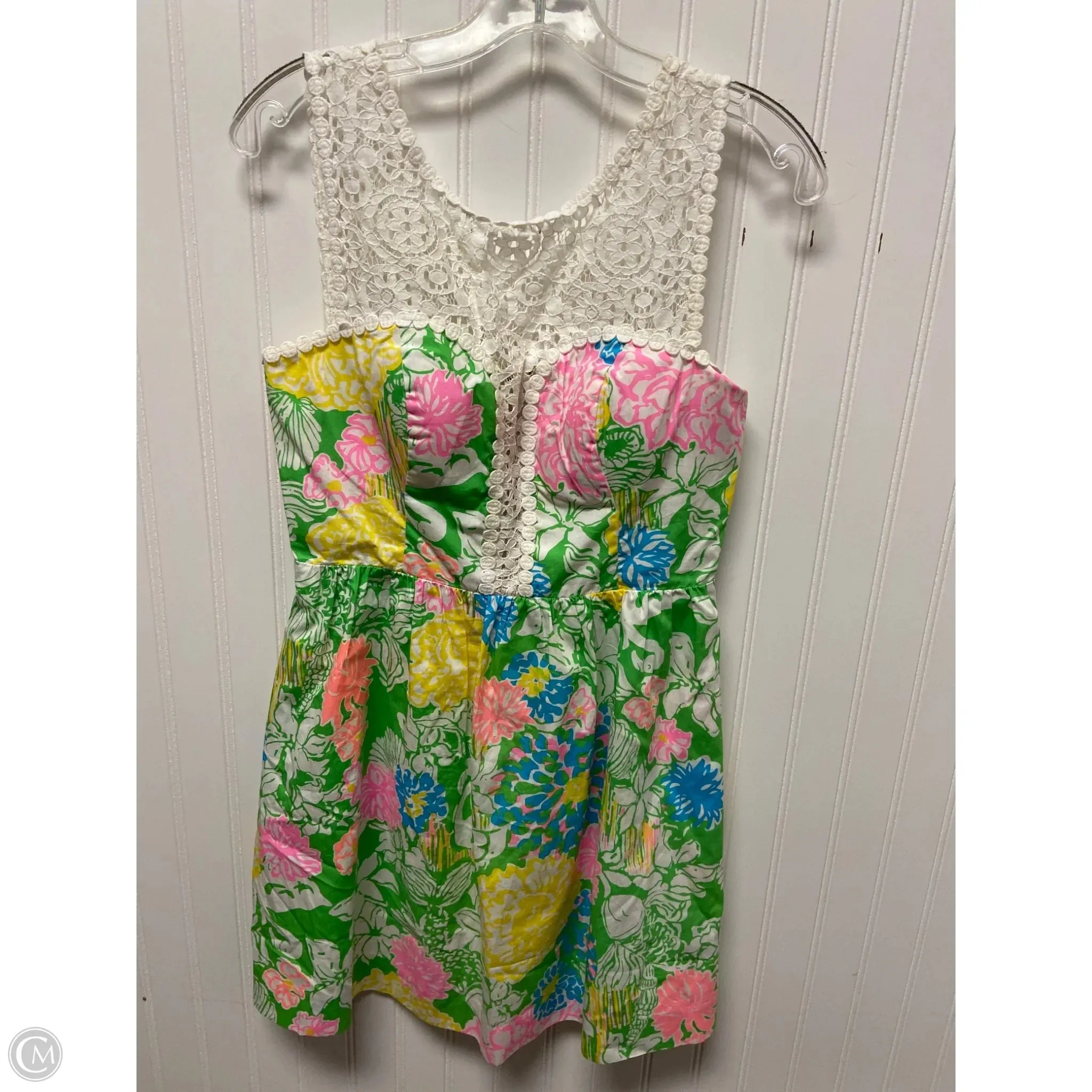 Dress Designer By Lilly Pulitzer In Floral Print, Size: Xs