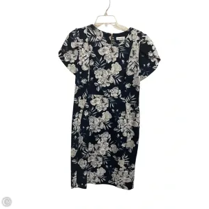 Dress Work By Calvin Klein In Blue, Size: Xl