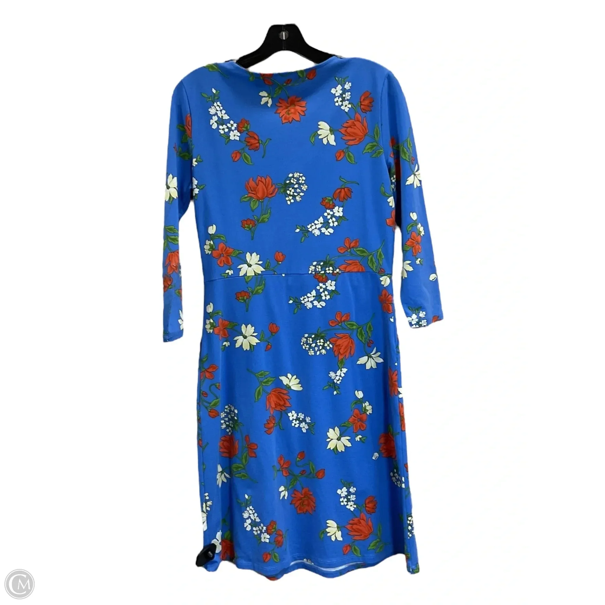Dress Work By Lands End In Blue, Size: Xs
