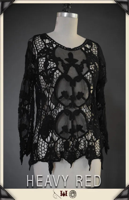 Embroidered Mourning Shirt