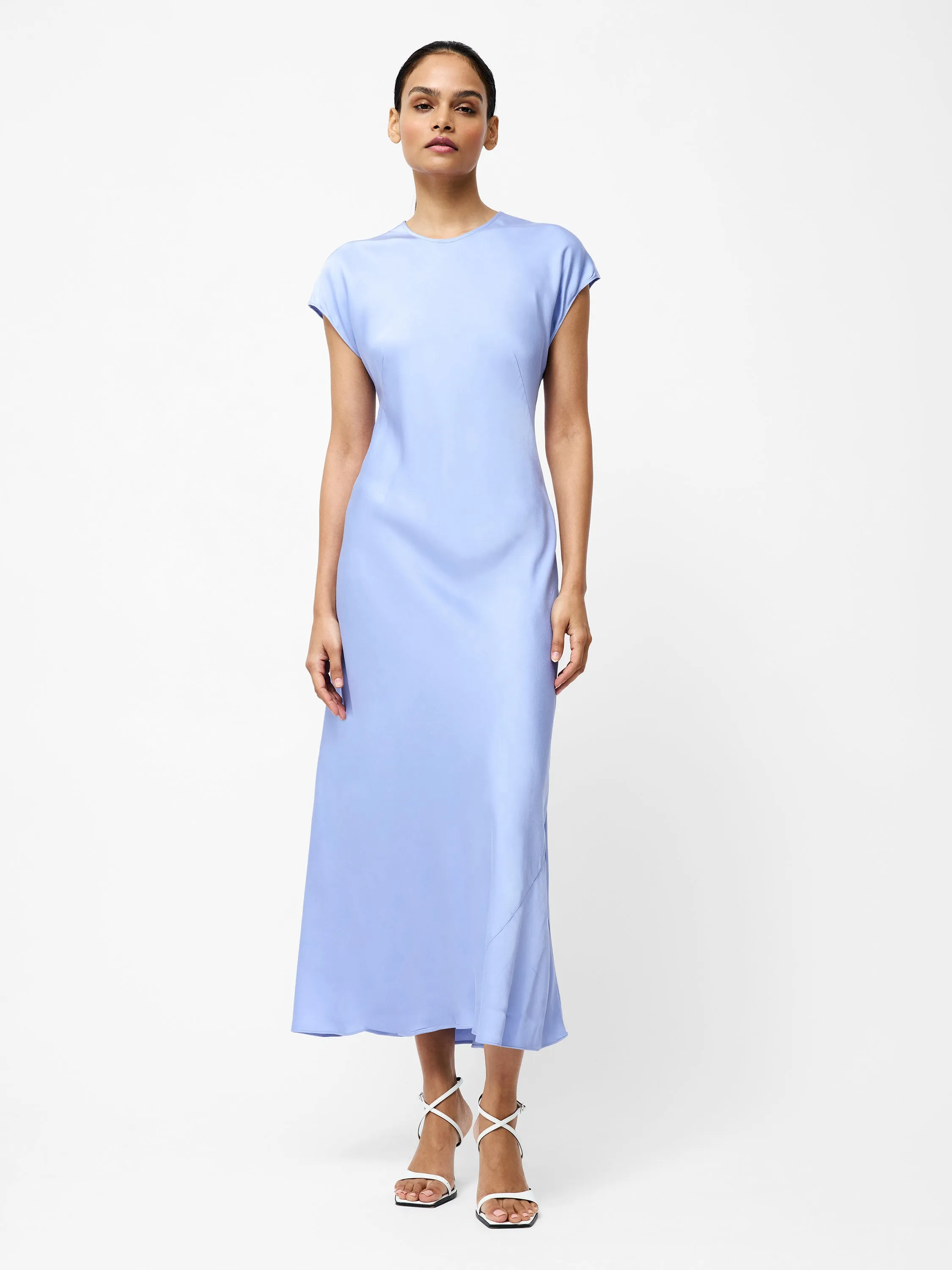 Ennis Eco Satin Column Shape Dress