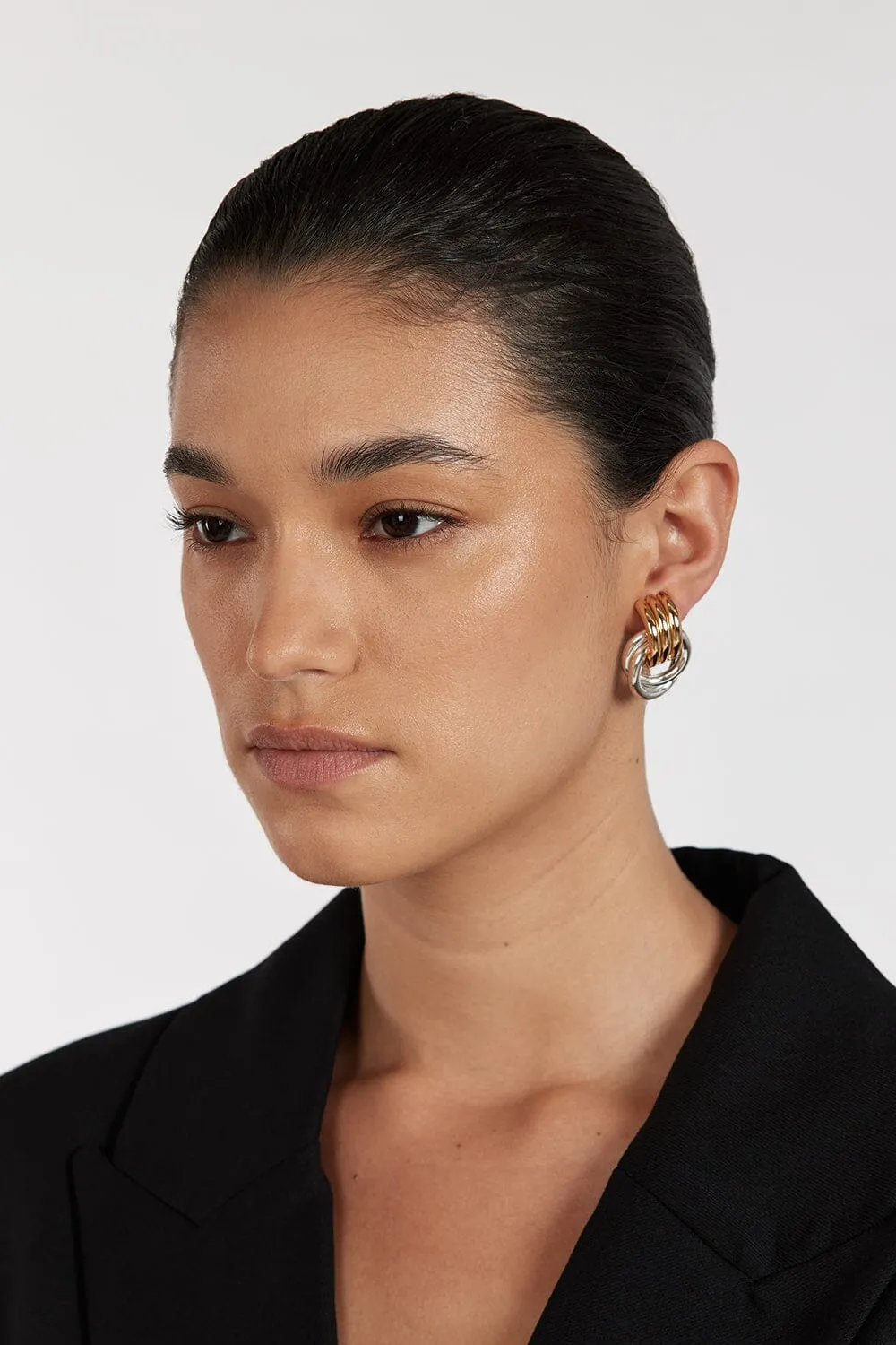 HEAVEN MAYHEM MINI KNOT MIXED EARRING