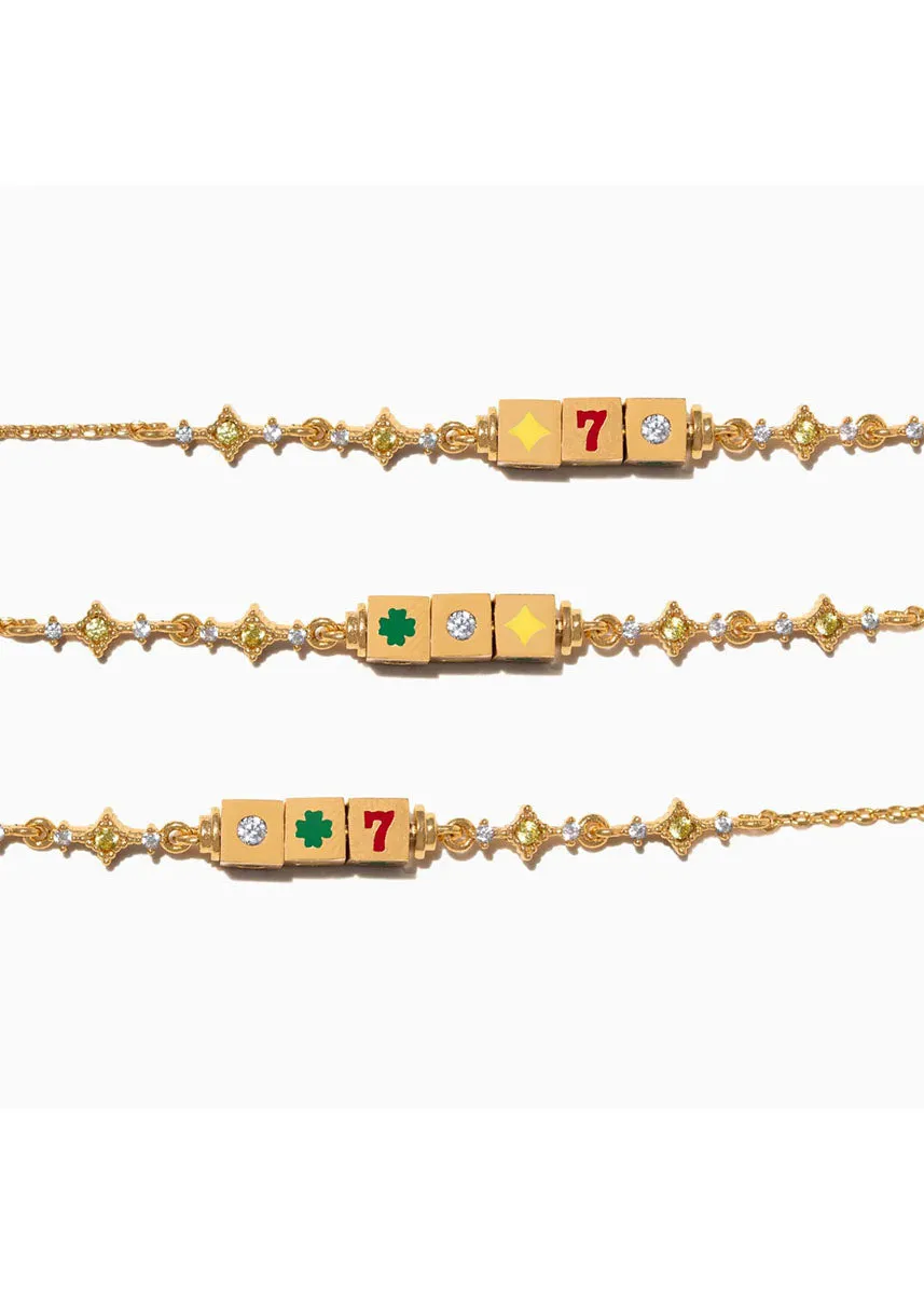 Hit The Jackpot Bracelet - Gold