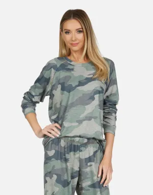 James LE Army Camo Raglan