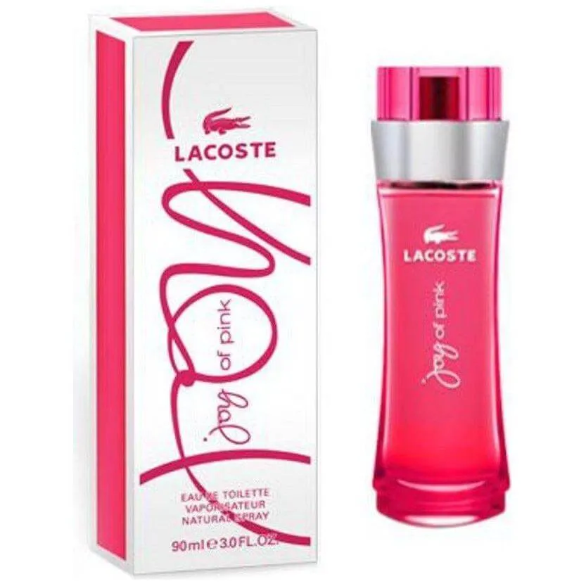 JOY OF PINK by Lacoste 3.0 oz. for Women edt NEW IN BOX