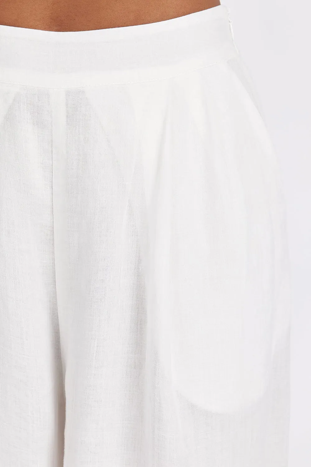KAI WHITE RAMIE RESORT PANT