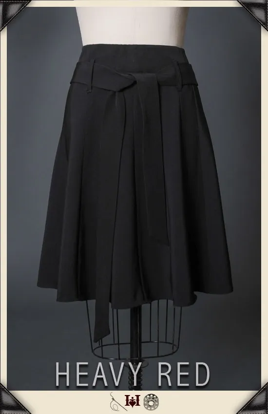 La Noirceur Tie Skirt