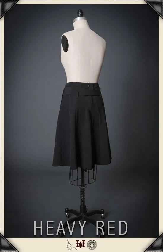 La Noirceur Tie Skirt