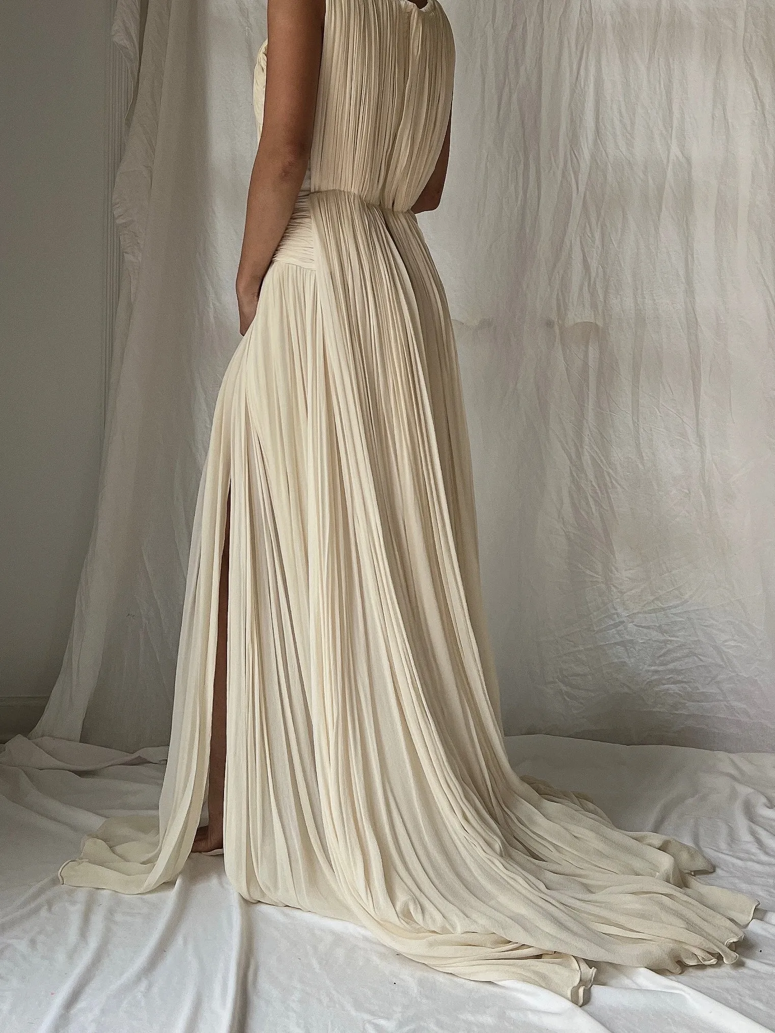 Maria Lucia Hohan Silk Draped Gown - S/M