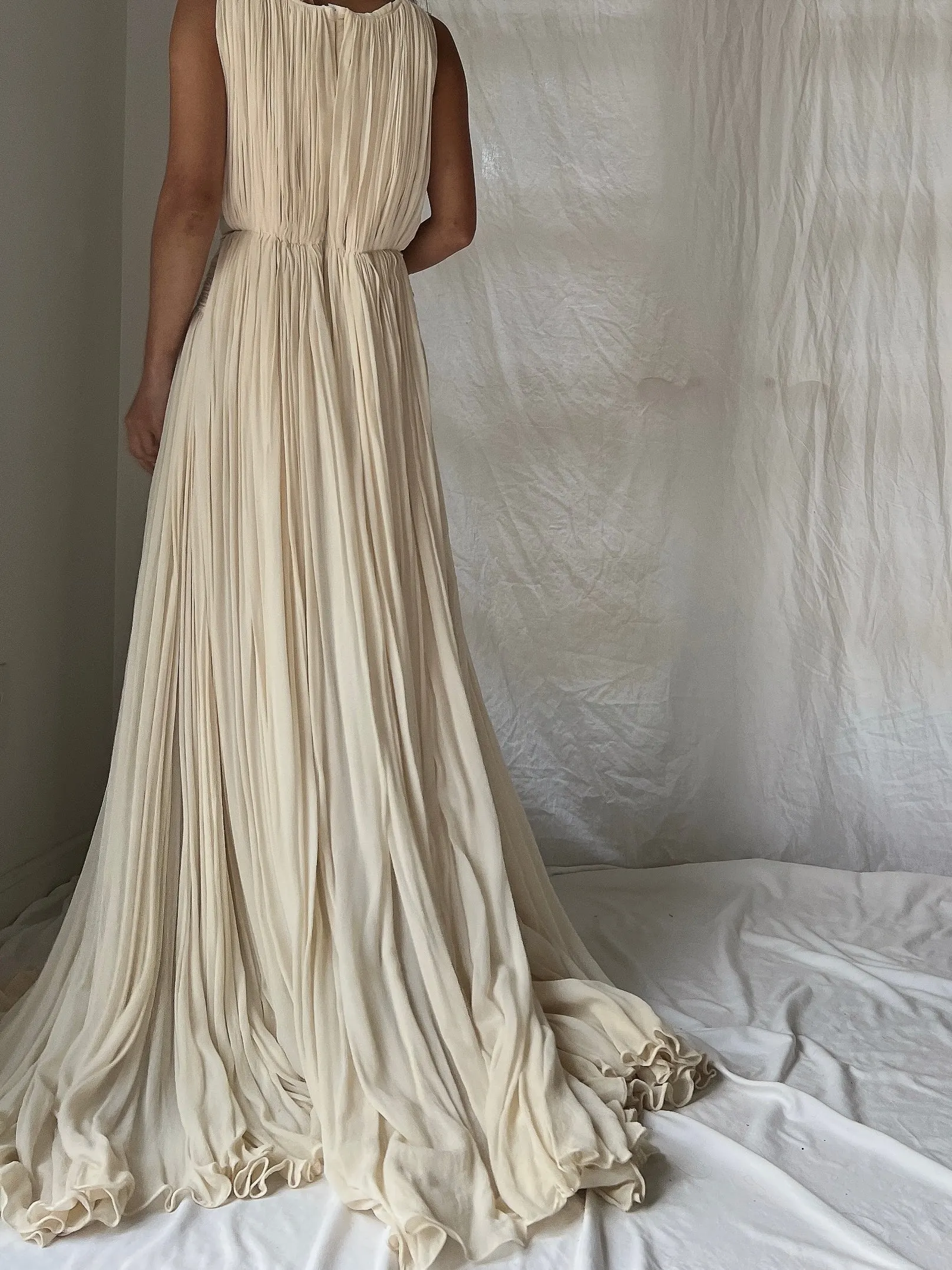 Maria Lucia Hohan Silk Draped Gown - S/M