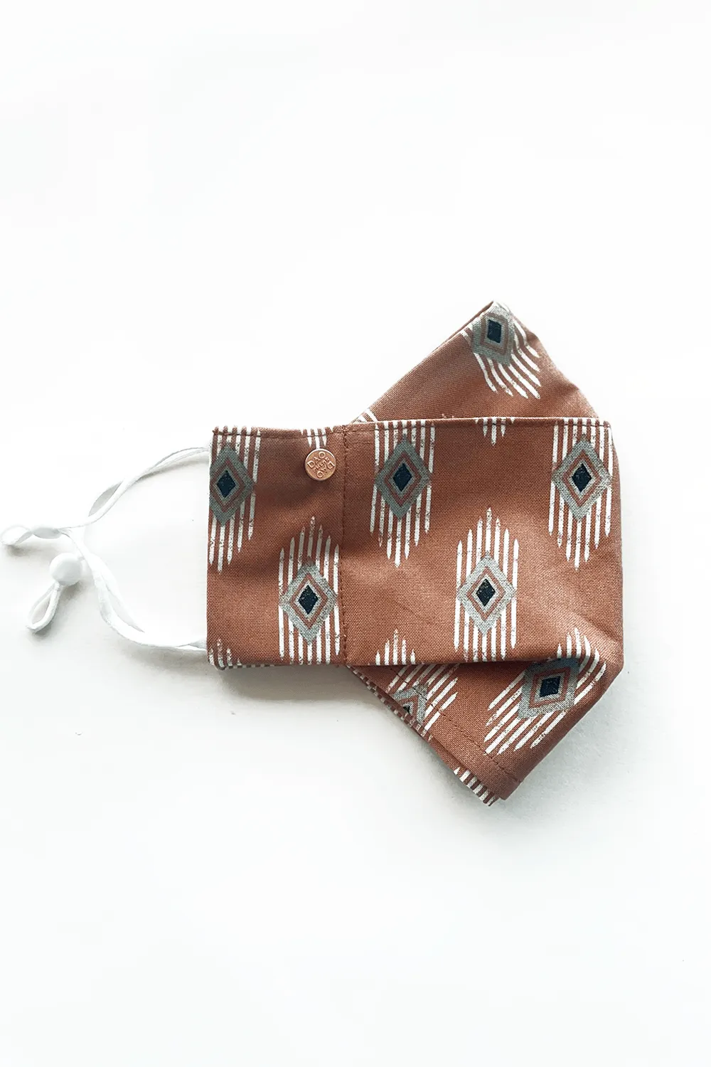 Navajo Diamond Print (Box Pleated Mask with Filter Pocket)
