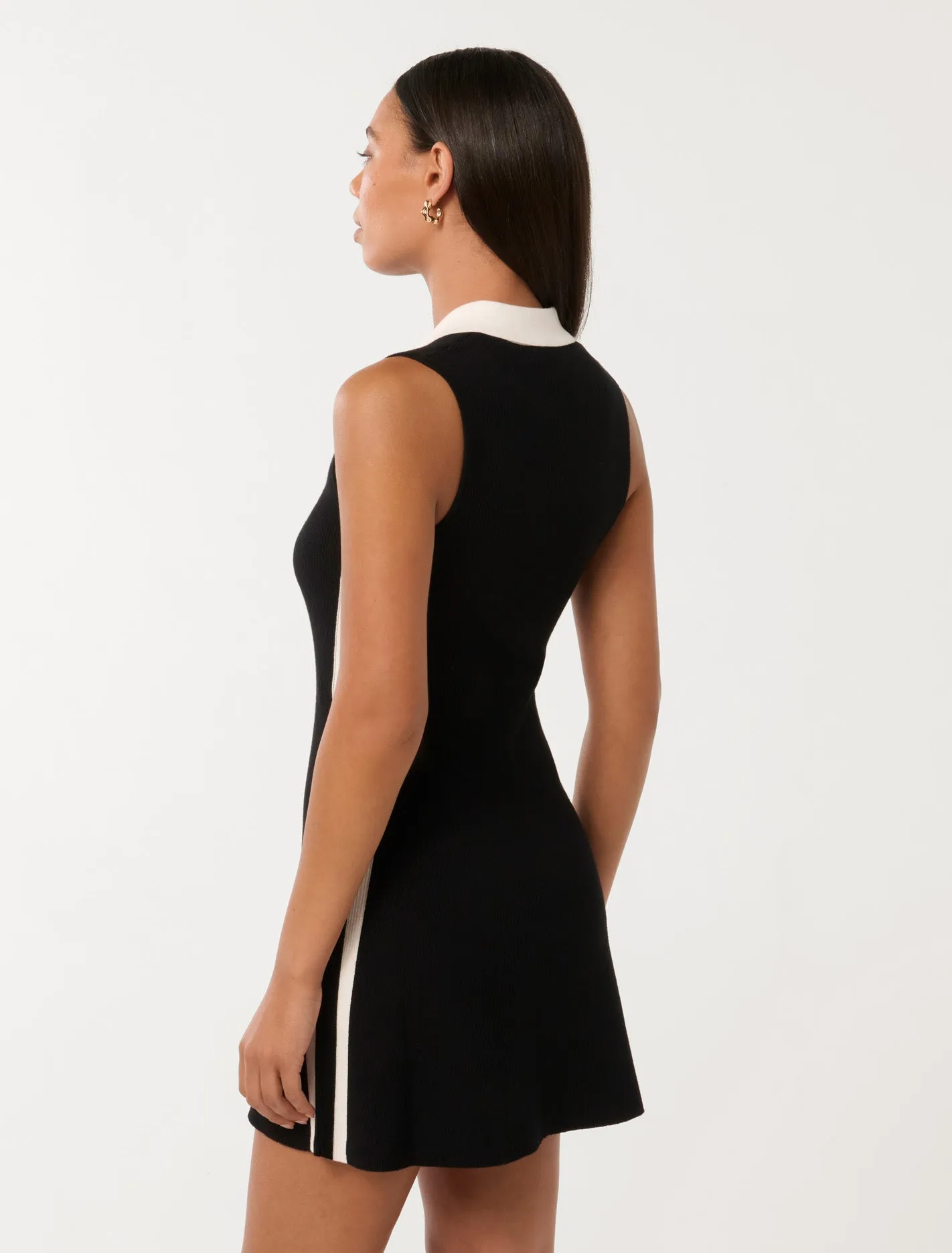 Nova Collared Mini Knit Dress