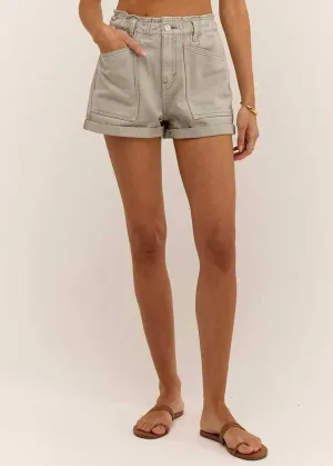 Odin Denim Short - Pale Jade