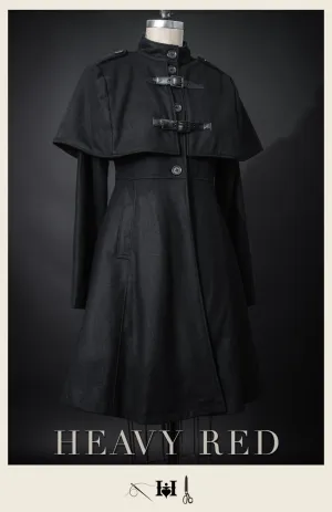 Ophelia Darkly Caped Winter Coat