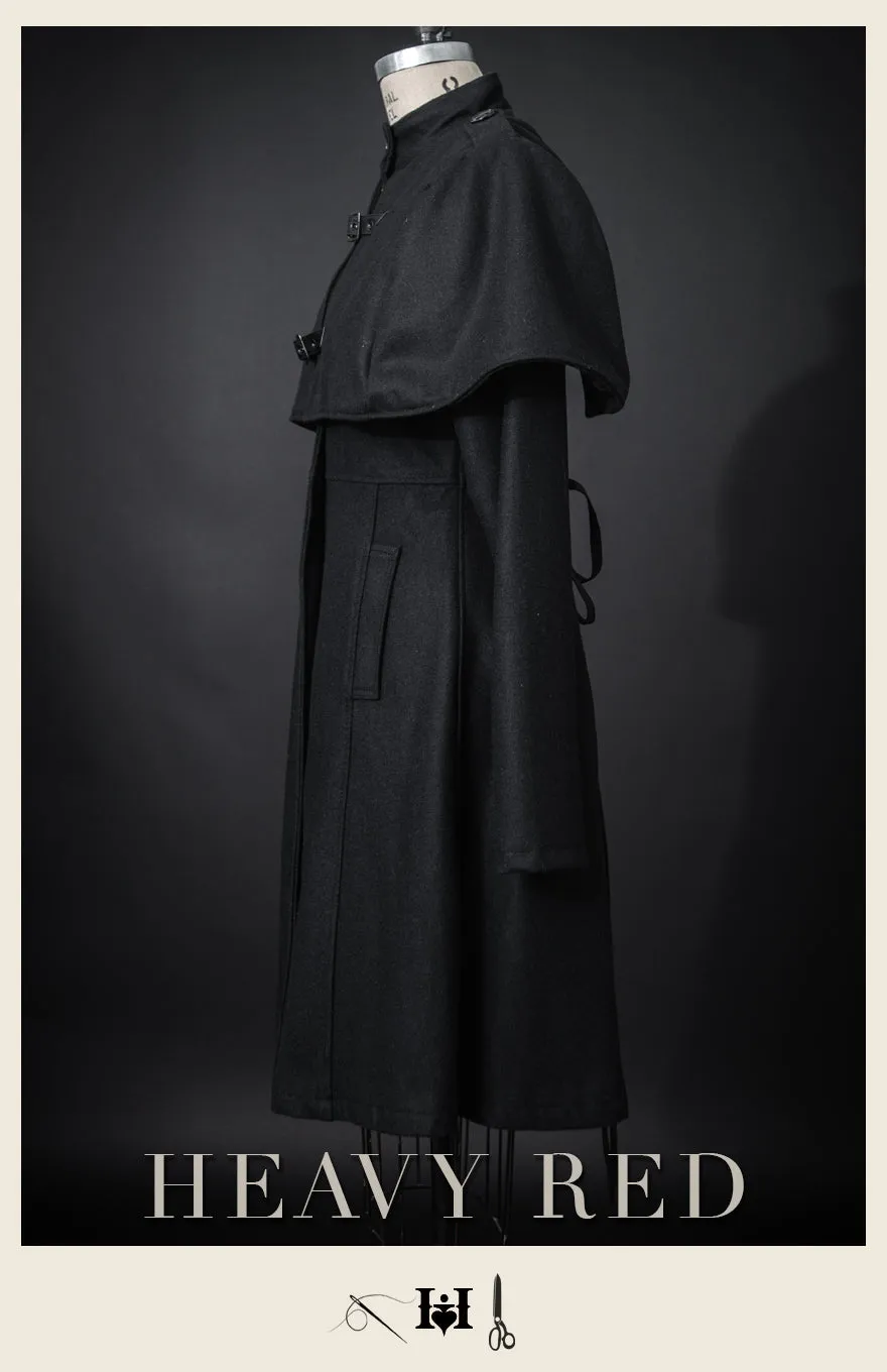 Ophelia Darkly Caped Winter Coat