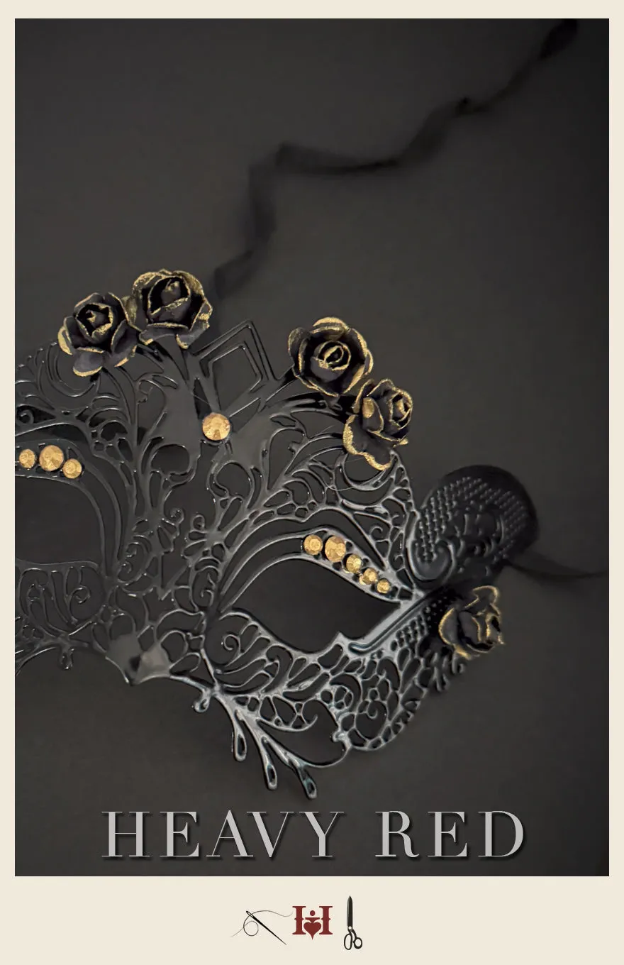 Parisian Wire Enchantress Mask Gold