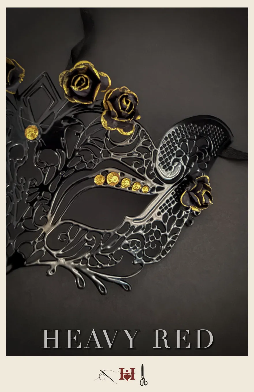 Parisian Wire Enchantress Mask Gold