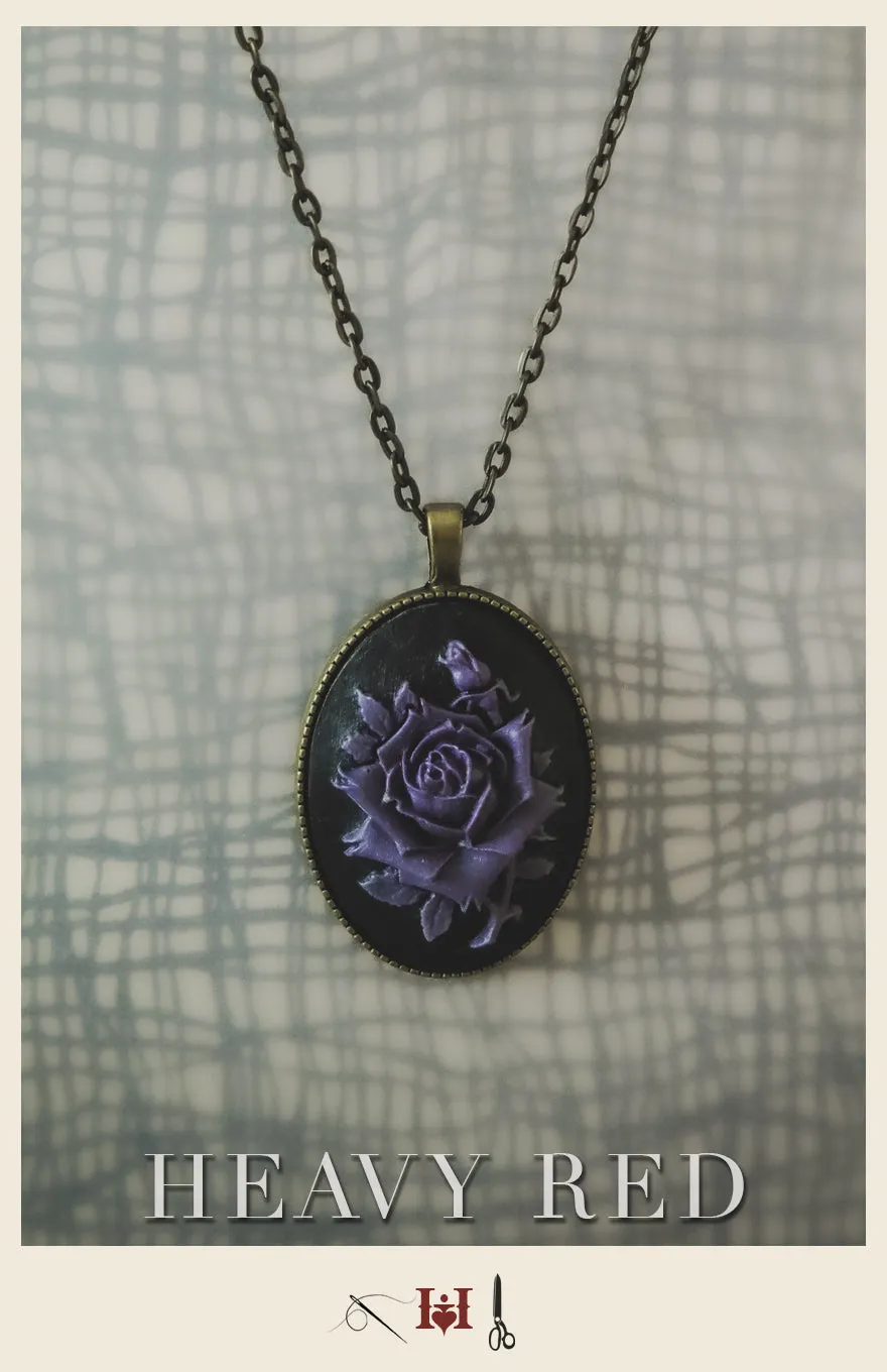 Purple Rose Wicked Cameo