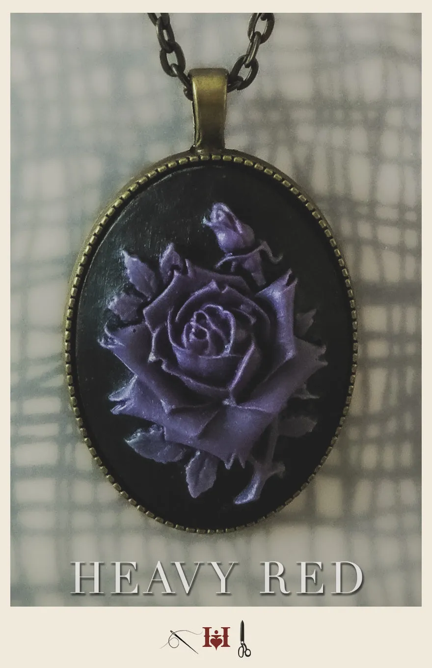 Purple Rose Wicked Cameo