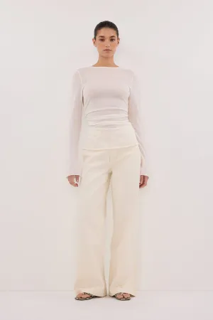 REAGAN 2.0 CREAM SLOUCHY JEAN