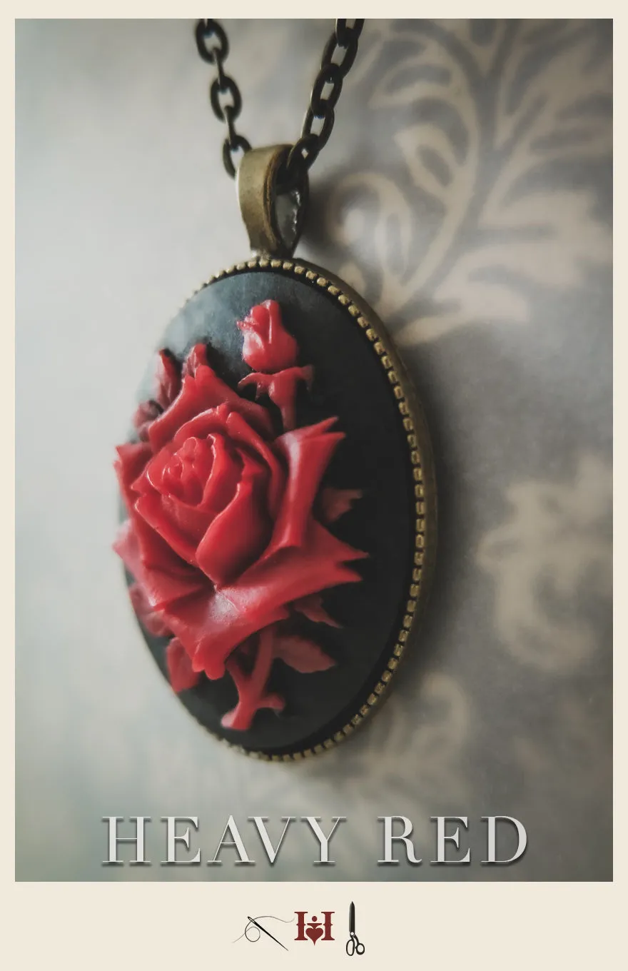Red Rose Passion Cameo