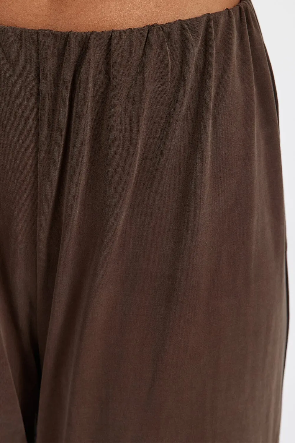 RIO BITTER CHOC WIDE LEG MODAL PANT