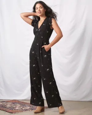 Ruffle Sleeve Jumpsuit
