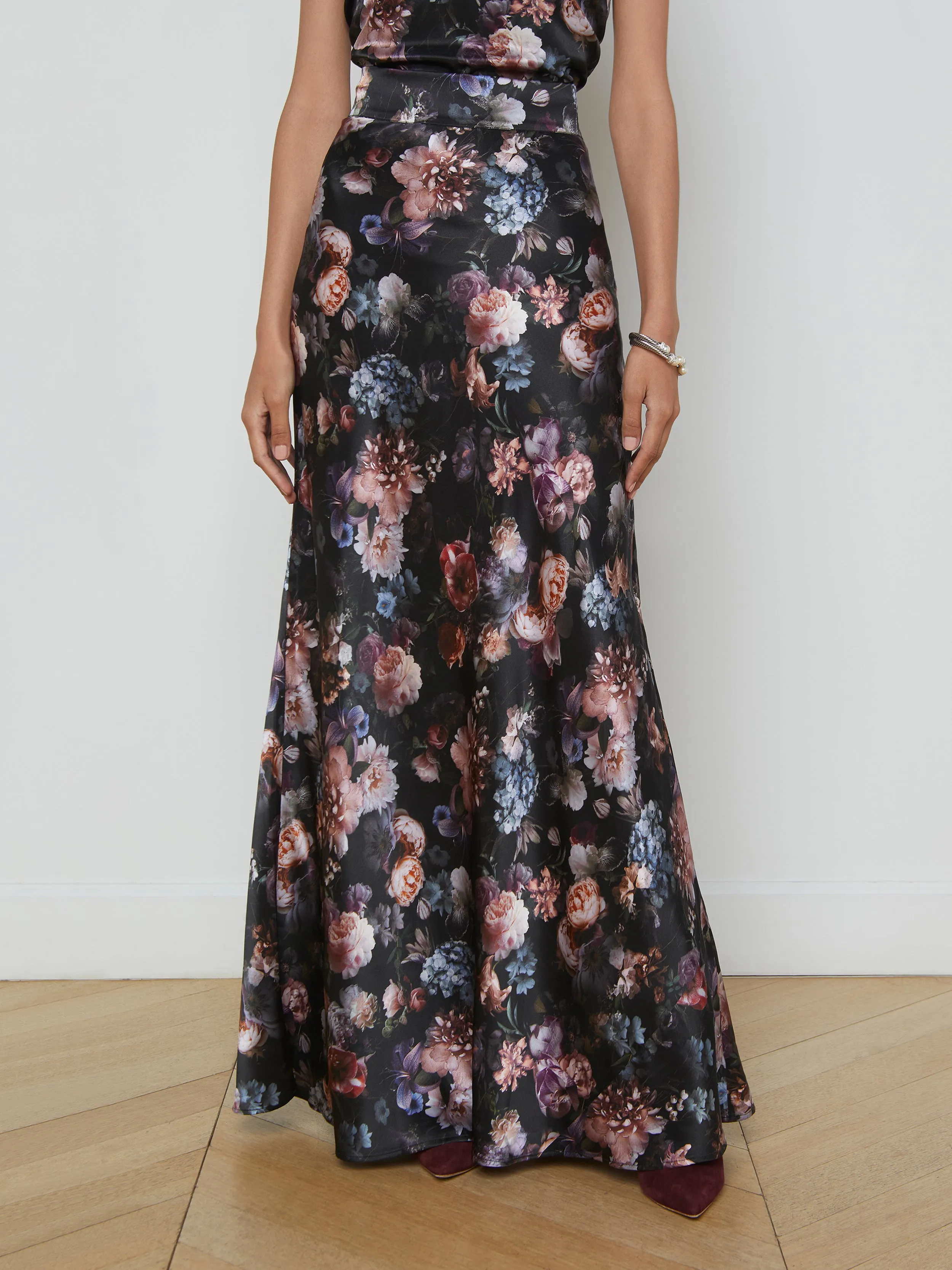 Ryker Silk Maxi Skirt