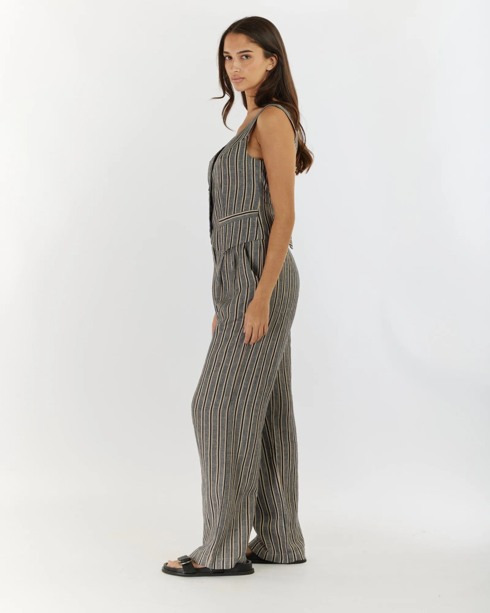 Set Sail Linen Stripe Pant
