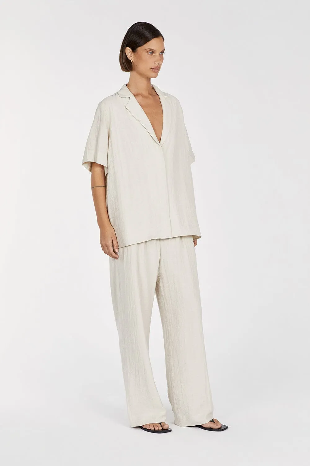 SHANIYA NATURAL LINEN BLEND SHIRT