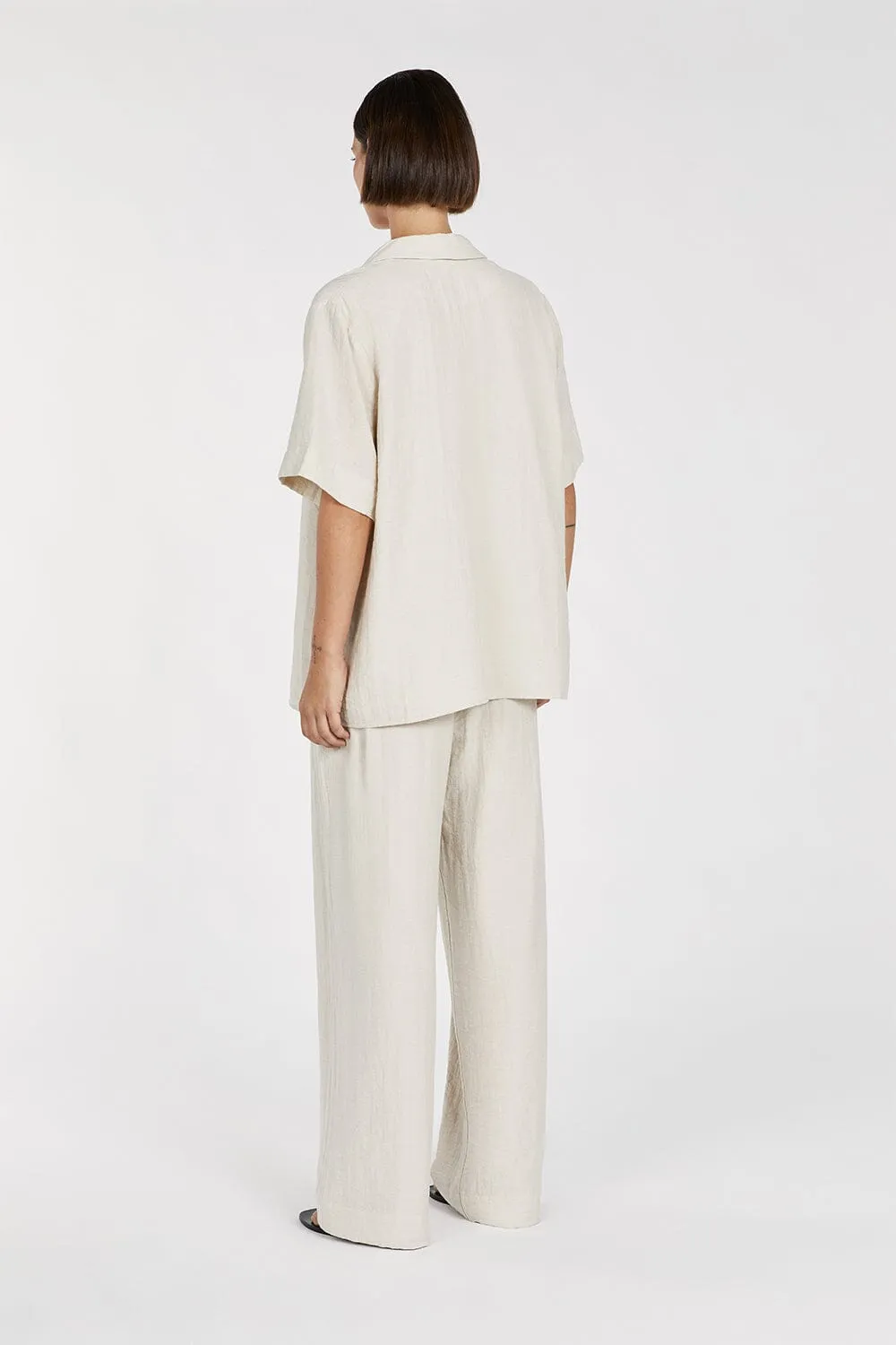SHANIYA NATURAL LINEN BLEND SHIRT