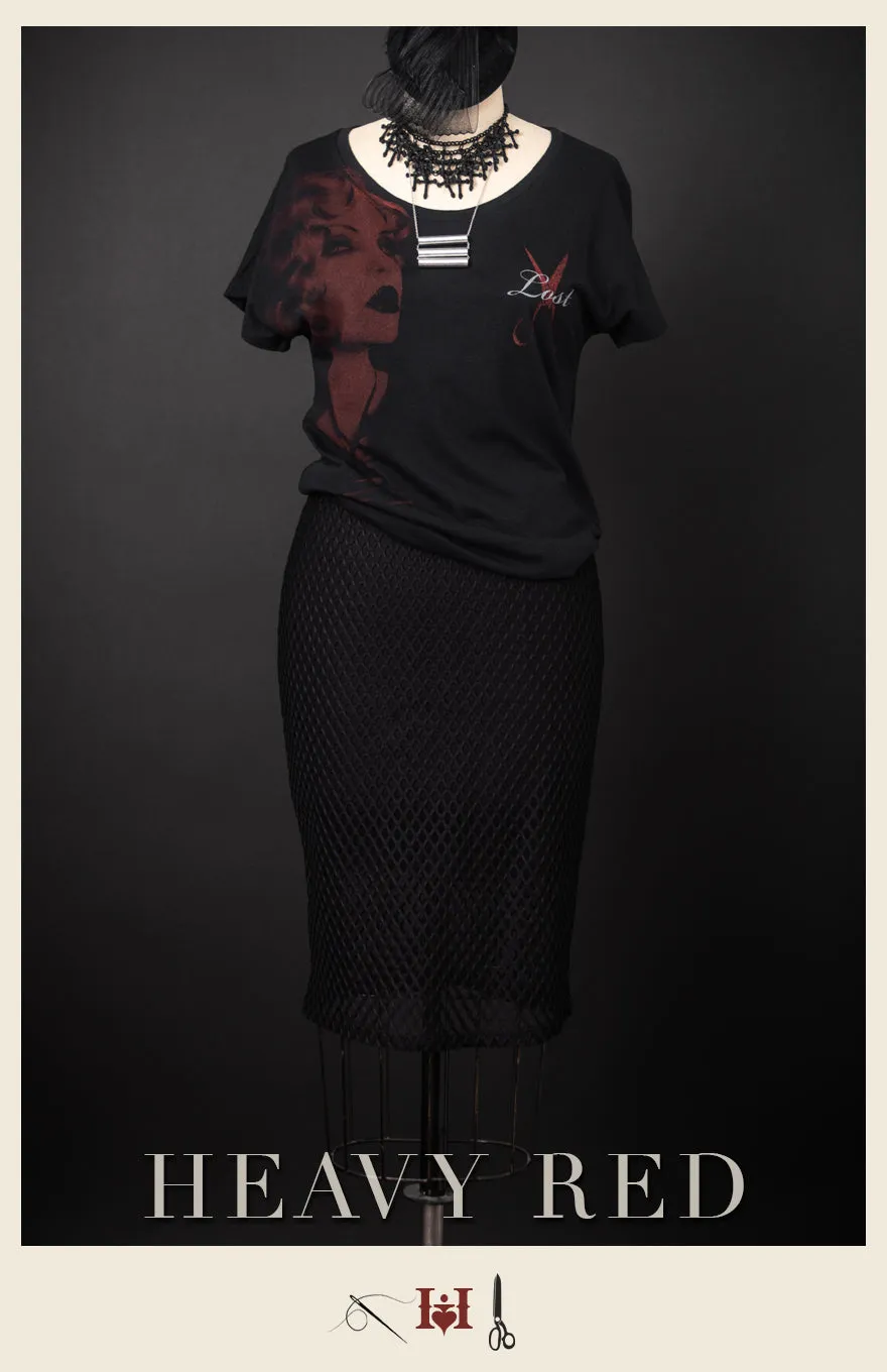 Shift Diamond Net Skirt