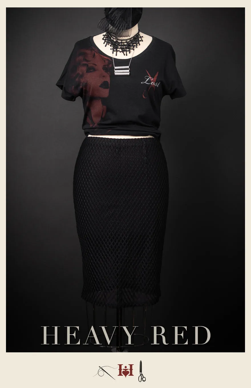 Shift Diamond Net Skirt