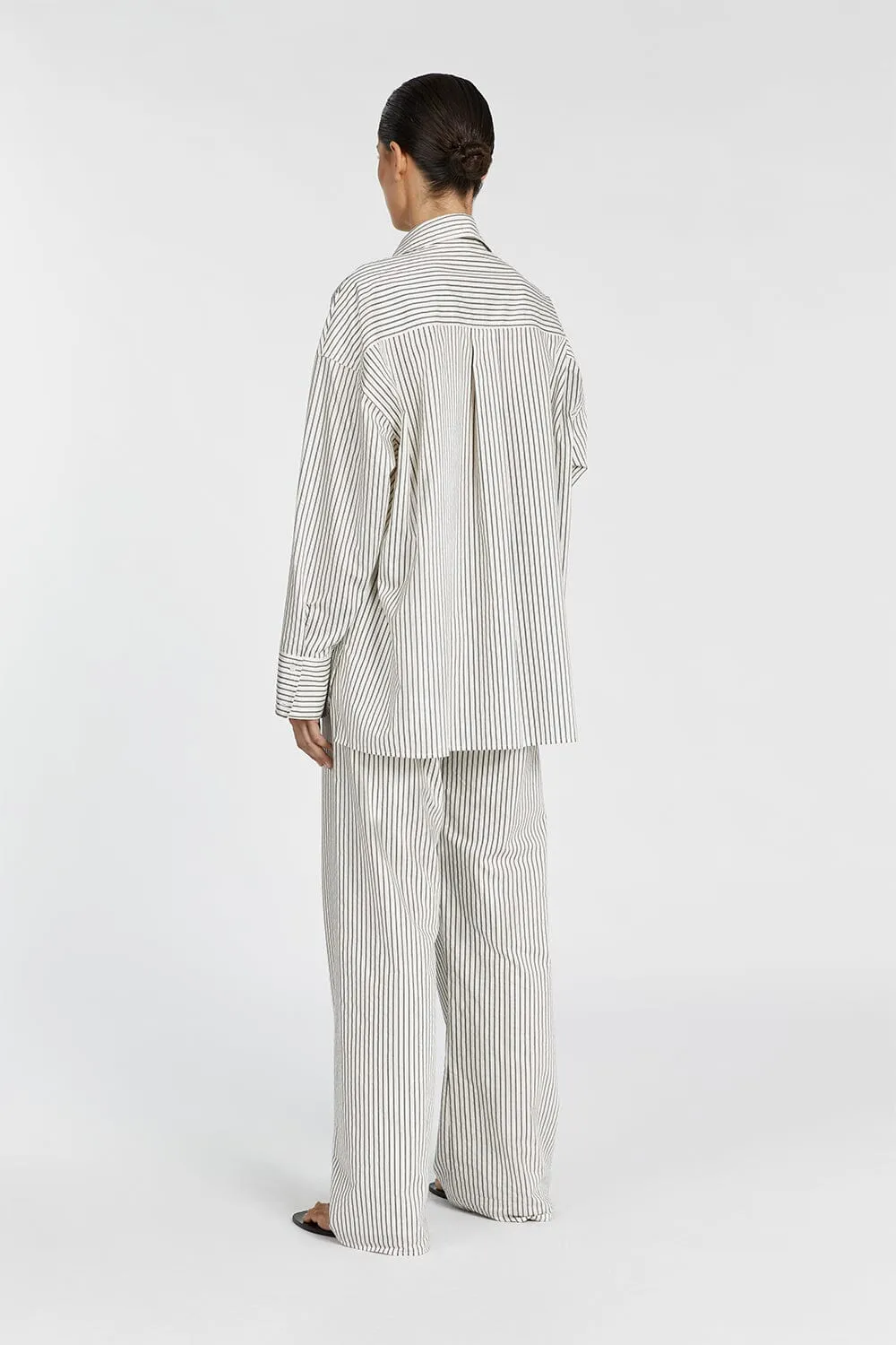 STOCKHOLM STRIPE SILK BLEND SHIRT