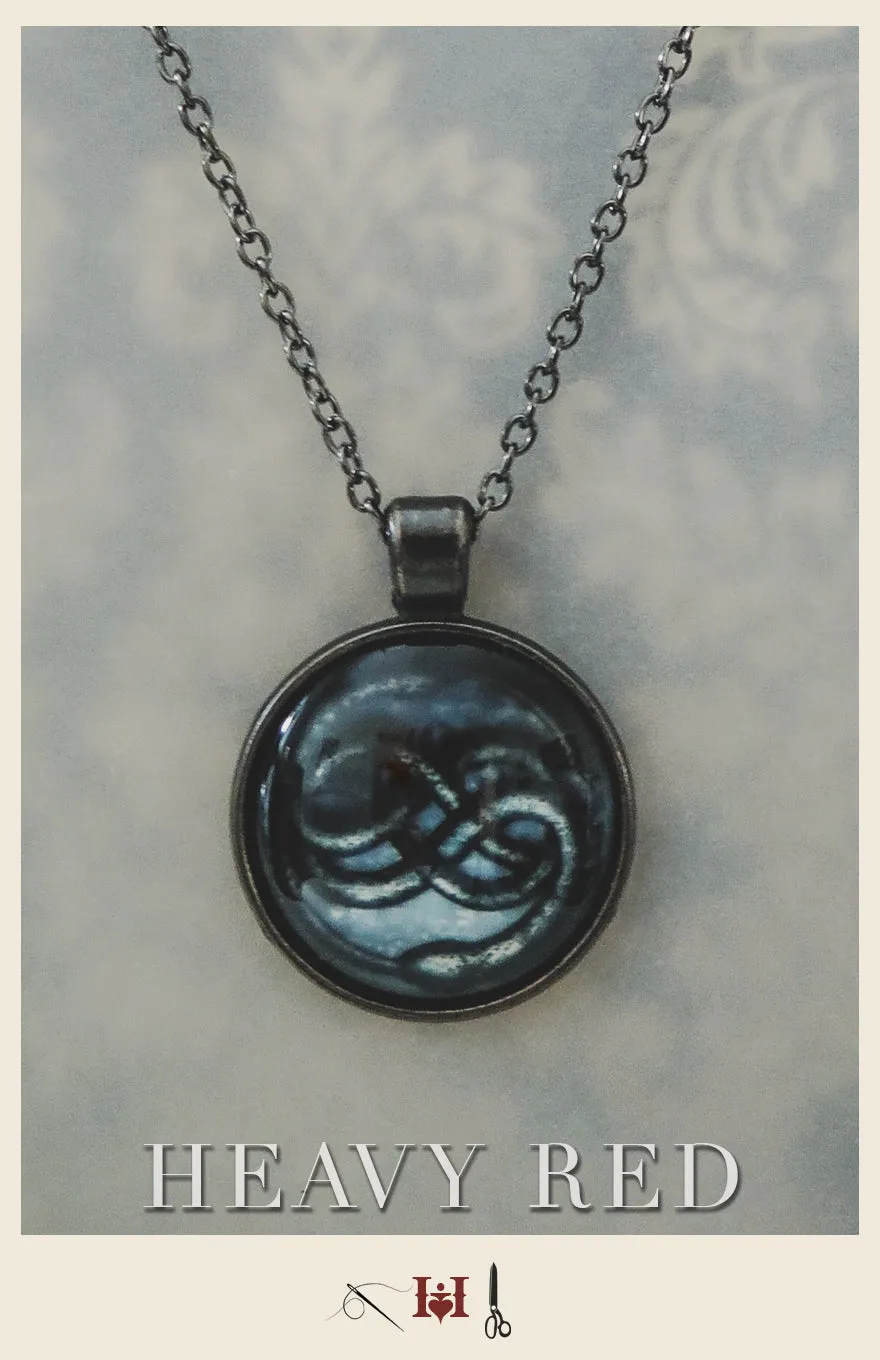 Two-headed Serpent Picture Necklace