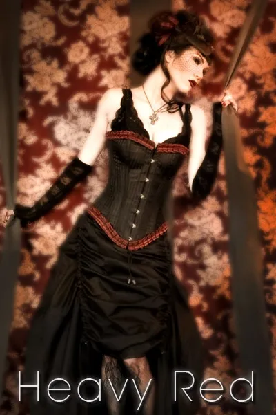 Victorian French Pleated Striation Corset