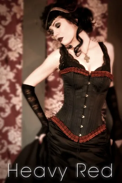 Victorian French Pleated Striation Corset