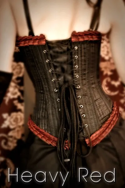 Victorian French Pleated Striation Corset