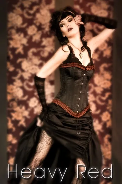 Victorian French Pleated Striation Corset
