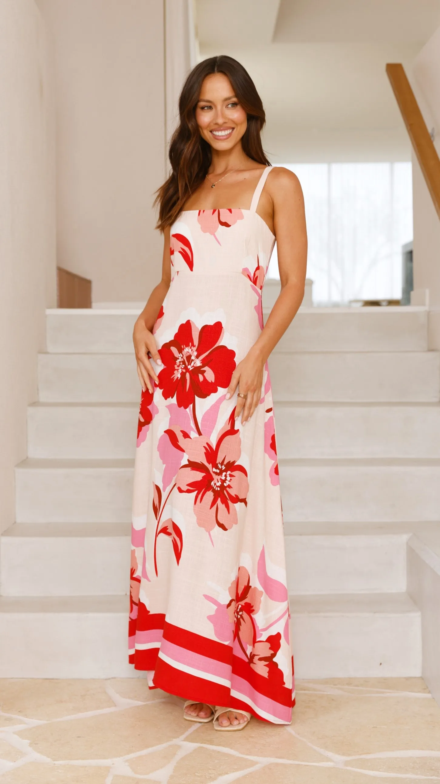 Vida Maxi Dress - Rosabel Print