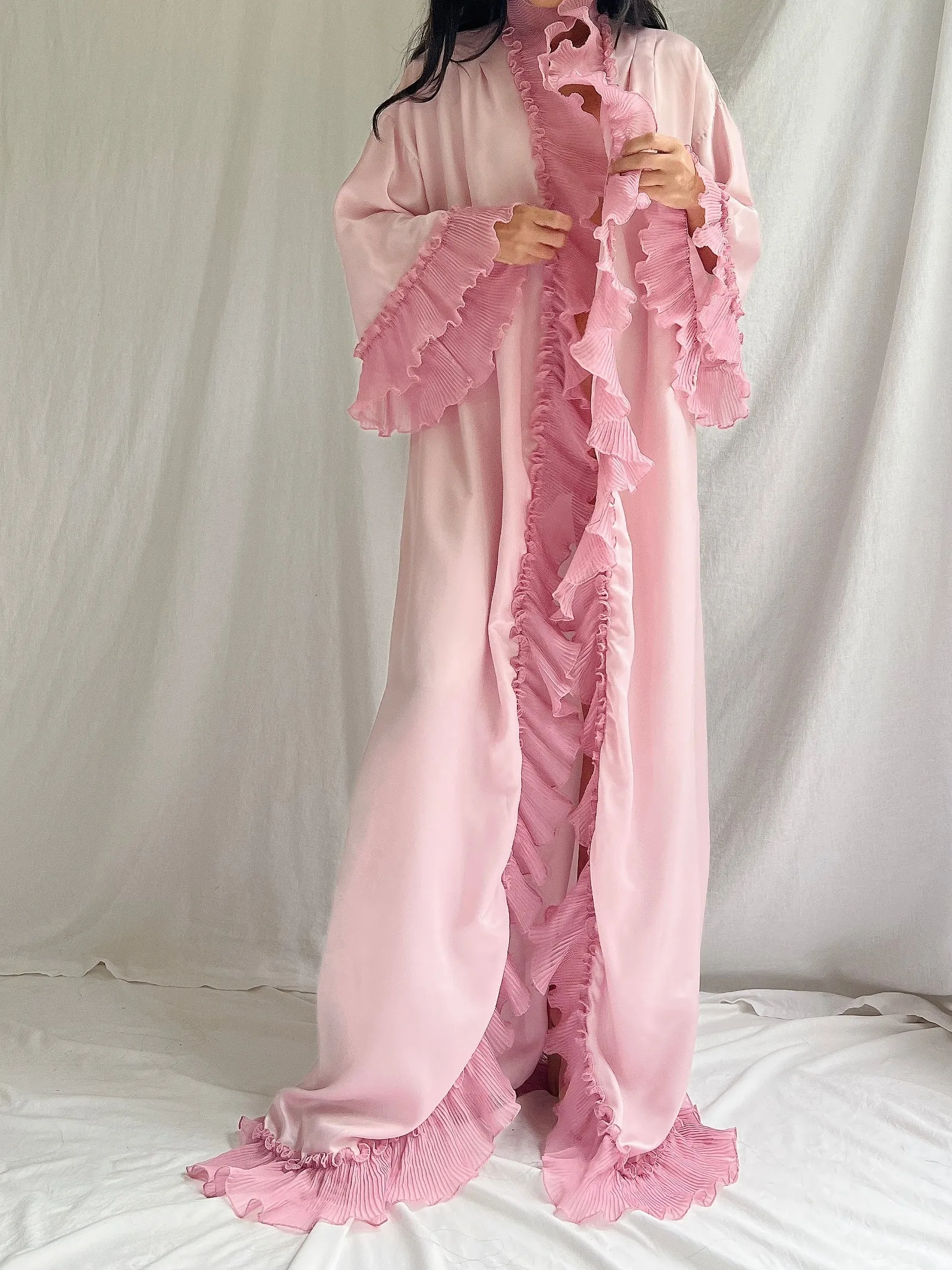 Vintage Lilac Mary McFadden Dressing Gown